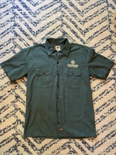 Green Dickies Lawson’s Liquids Work Shirt - Men’s Medium