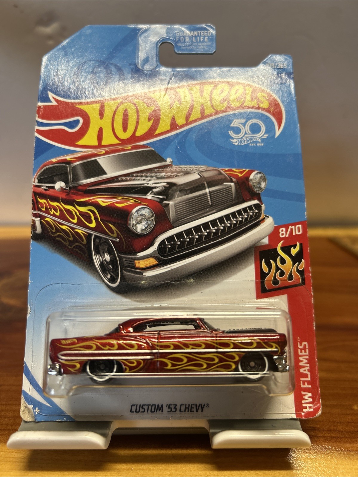 2018 HOT WHEELS FLAMES SERIES CUSTOM ‘53 CHEVY 109/365 8/10