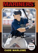 2024 Topps Heritage Cade Marlowe #364 Seattle Mariners 3D