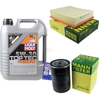 Mann Inspektionspaket 5L Liqui Moly Top Tec 4200 5W-30 FüR Audi A4 1.6 1.8 A6 VW