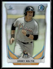  2014 Bowman Chrome Refactor #CDP110 Casey Soltis Marlins 1st Bowman