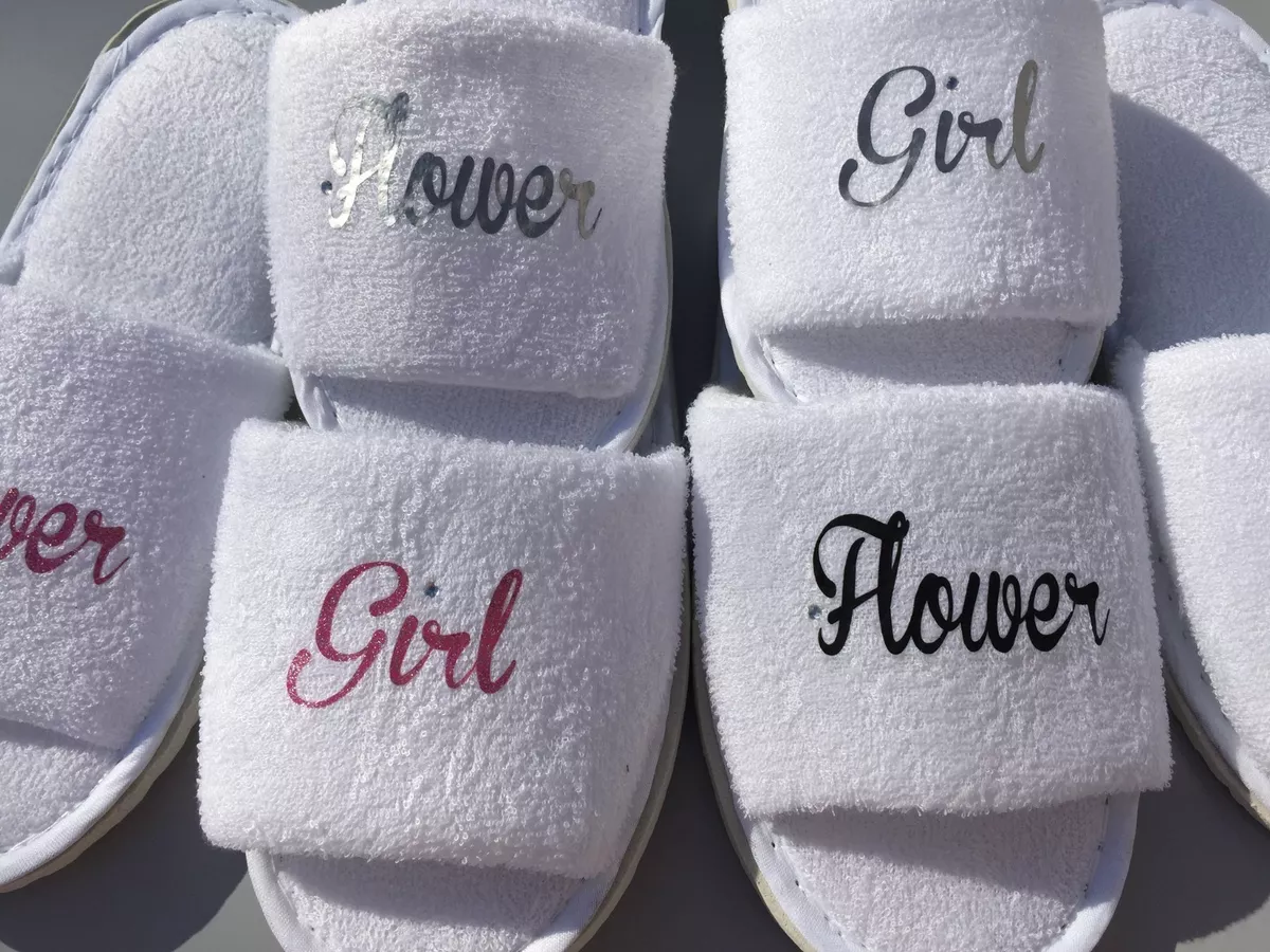 girl personalised kids spa slippers gift | eBay