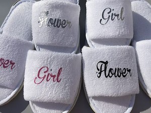 personalised baby slippers