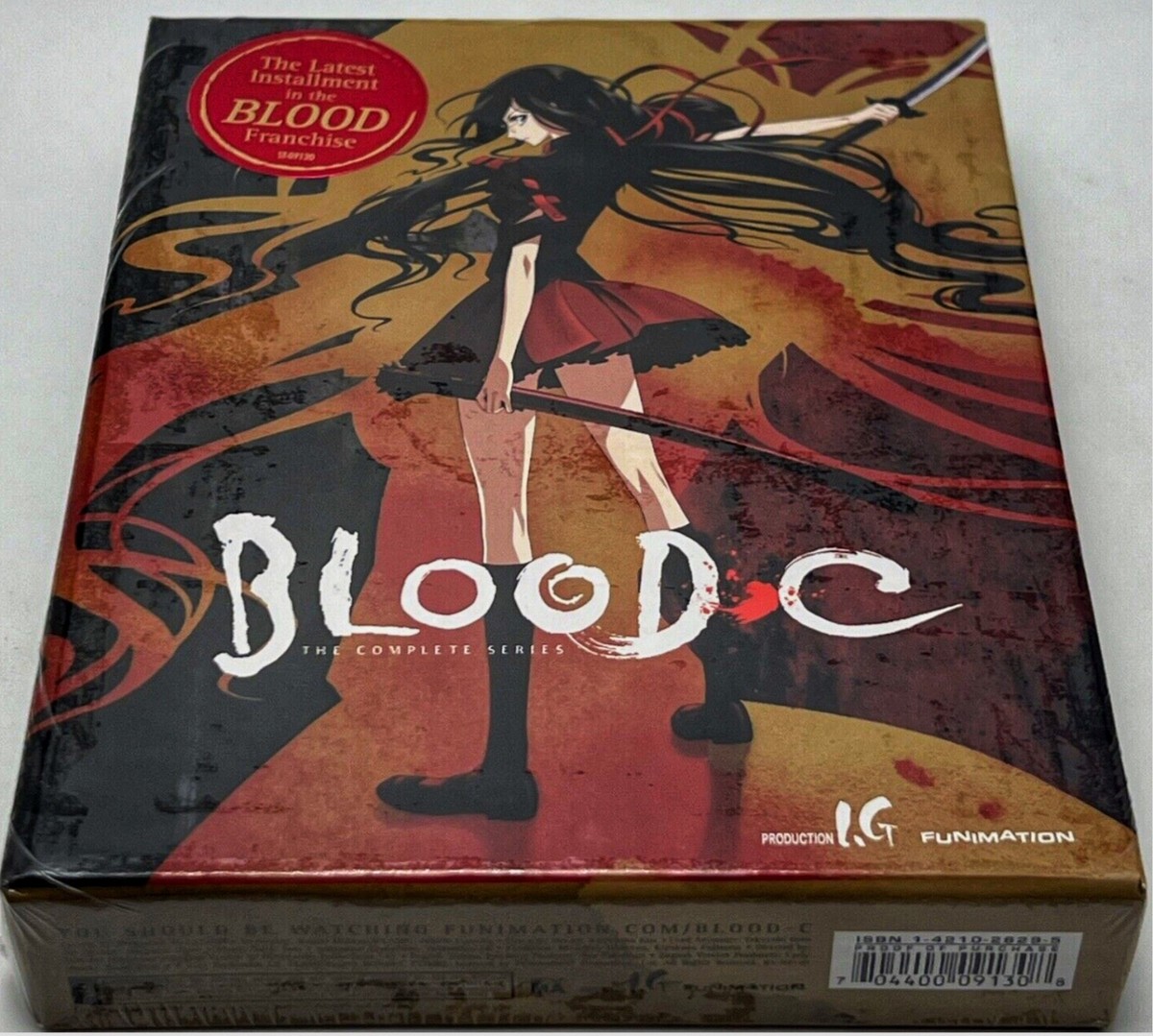 Blood-C: The Complete Series (Blu-ray/DVD, 2013, 4-Disc Set