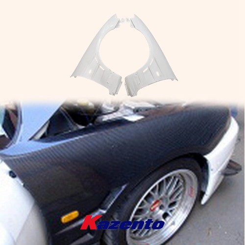 For Nissan Skyline R33 (GTR Only) Front Vented Fender Pair FRP OE Style Unpaint