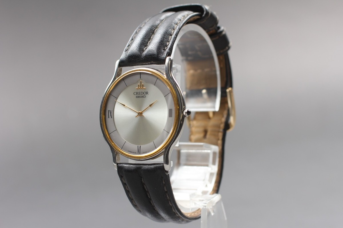 Near Mint] SEIKO CREDOR 5A74-0020 Silver Dial Men's Quartz