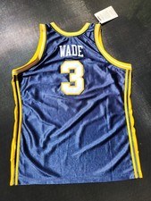 Authentic Mitchell & Ness 02/03 Marquette University Dwyane Wade Jersey 48 XL