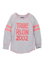 True Religion Long Sleeve Football Tee (Girls) Crew neck, Medium, NWT