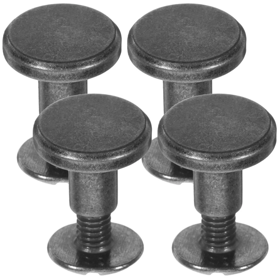 20 Pcs Viti Del Registro Rivetti Fai Da Te in Metallo Borchie Per - Immagine 2 di 4