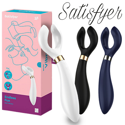 Satisfyer Endless Fun Multi Magic Wand Vibrator Punto G Spot Clitoris  Vibratore