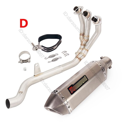 For Triumph Tiger 660 Trident 660 2022 2023 Exhaust Tail Muffler Tips Front Pipe - Bild 6 von 13