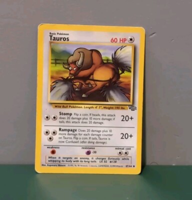 1995 Pokemon Tauros | eBay