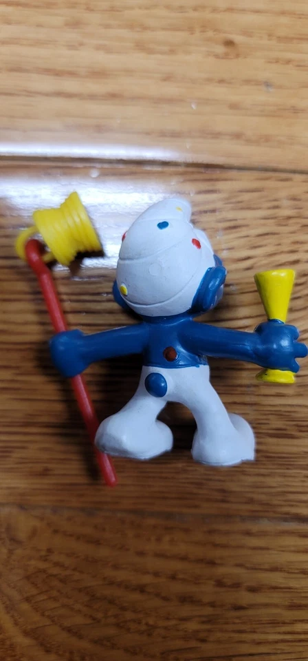 Figura Pitufo Carnaval Pitufo De Colección Años 70 Bully Lantern Pitufo Figura Juguete (JF34 Foto 2 de 2