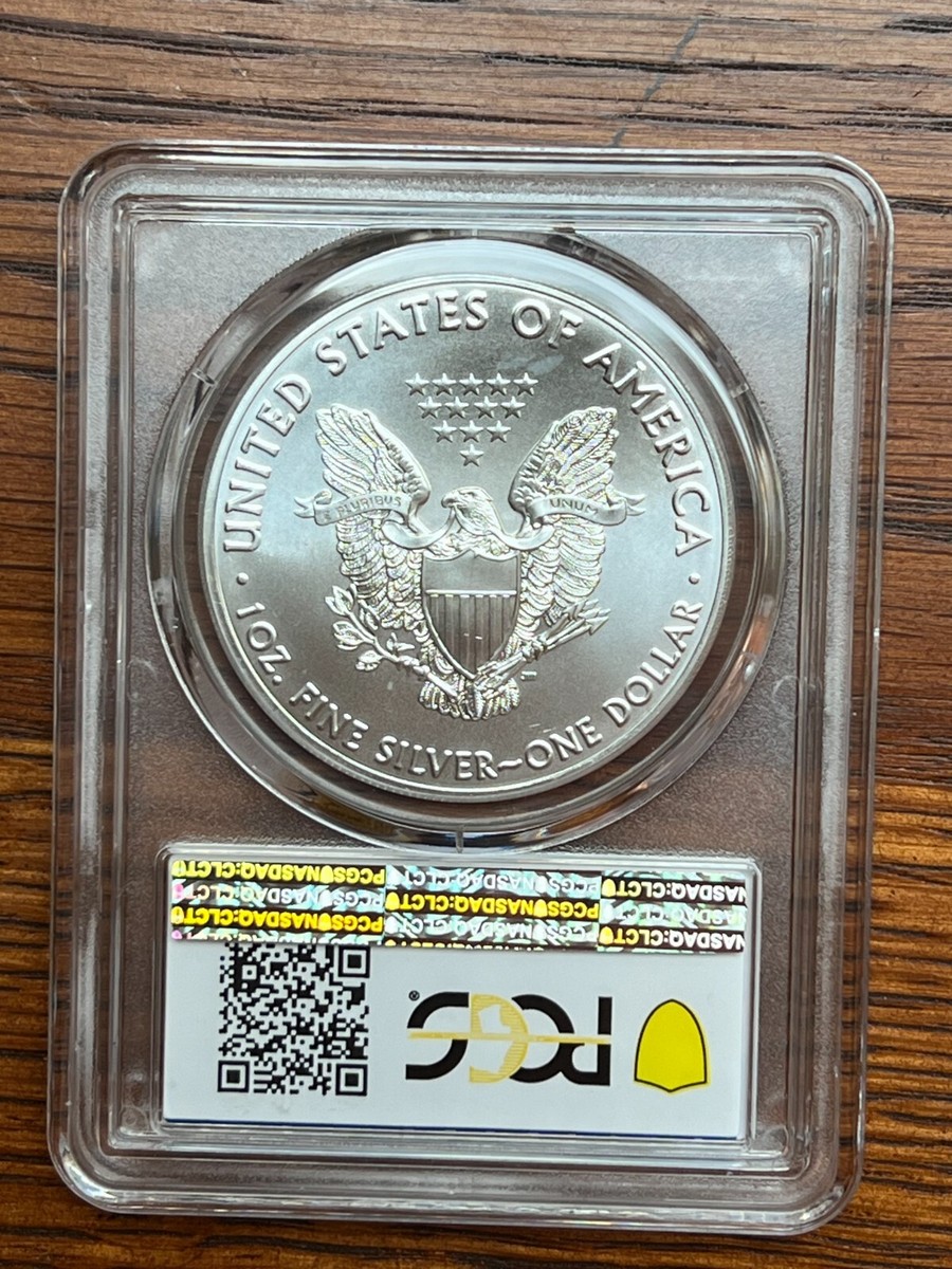 即決】アメリカ イーグル銀貨 PCGS-MS69(2020年-FirstStrike) /1オンス