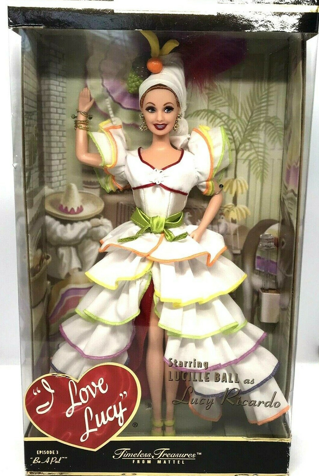 Barbie 2003 Timeless Treasures Collectible Doll - I Love Lucy "Lucy Gets A Paris Gown" Edition