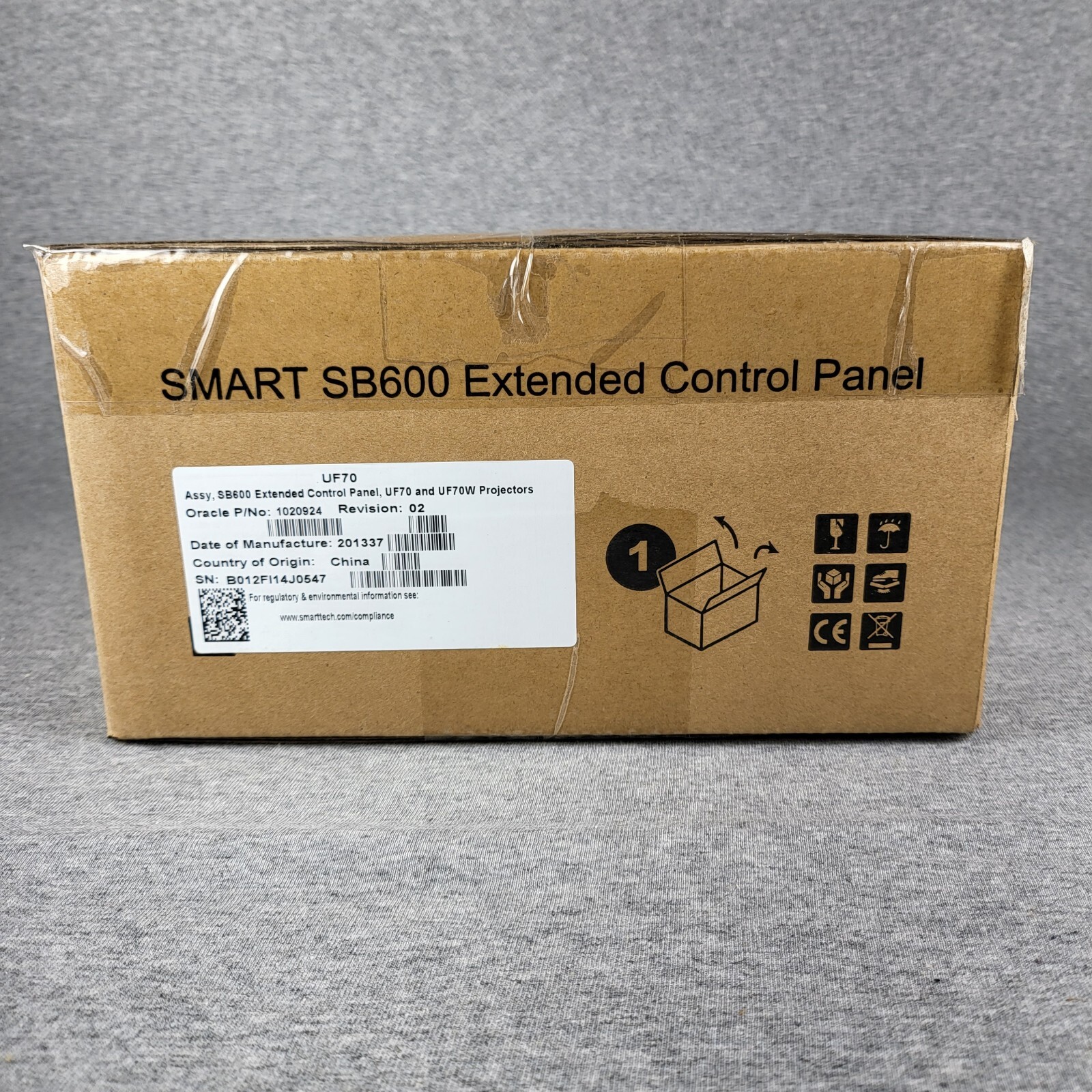 Smart SB600 Extended Control Panel for UF70 & UF70W Projectors NEW
