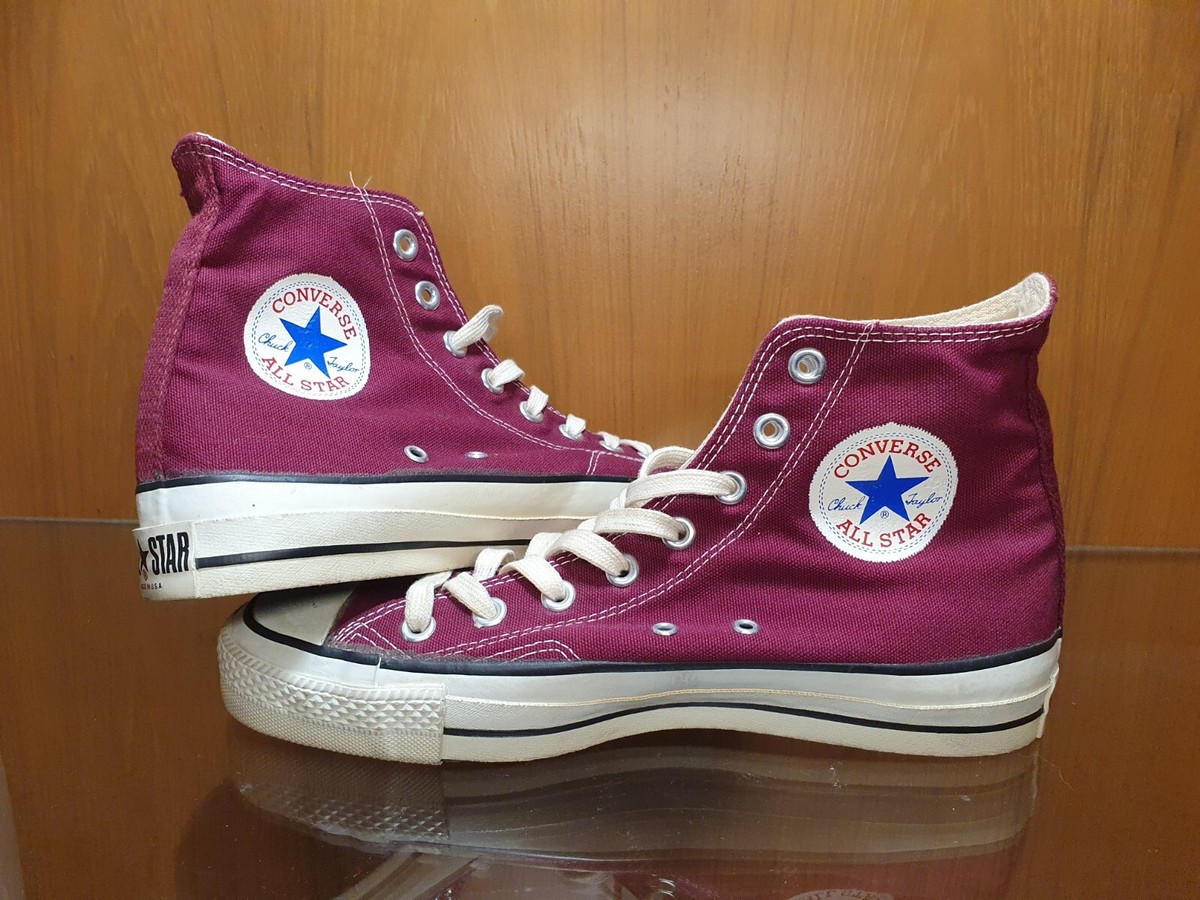 Vintage Converse Chuck Taylor MAROON 
