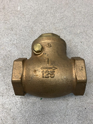 NEW NO BOX KITZ 1'' SWING CHECK VALVE 125
