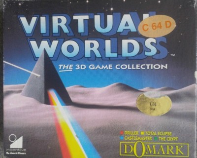 Virtual Worlds (Domark 1990) Commodore C64 (Game, Manuals, Box) 100% ok Crypt