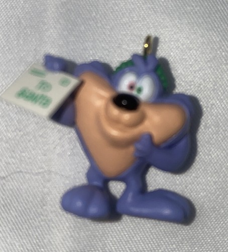 1994 Miniature Hallmark Keepsake Tiny Toon Adventures Dizzy Devil Santa Letter - Picture 3 of 4