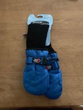 Snow Stoppers Kids Mittens Sz Small Ages 2-4 NWT BLUE
