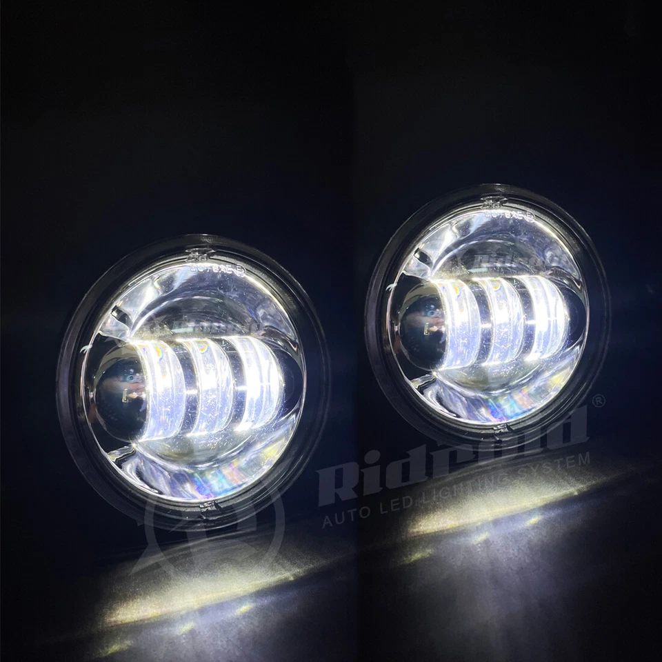 Se adapta a faros LED halo de 7" Yamaha V-Star XVS + luz de paso de 4,5" + soporte de montaje Foto 3 de 4