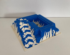 Lego 3D Bau Platte Ice Planet Basis 32x32x6 Rampe weiß blau Eis 6983 2552px1