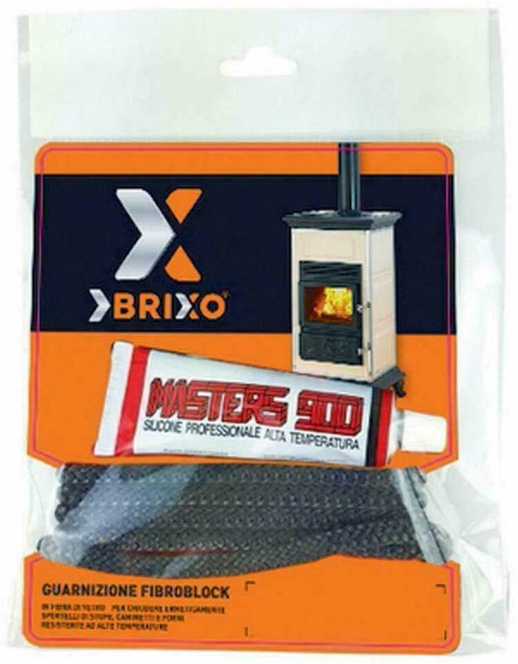 GUARNIZIONE DI RICAMBIO PER SPORTELLO CHIUSURA STUFA CAMINETTI FORNO 6MM 35383