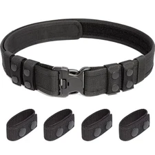 4PCS Tactical Military Belt Buckle Combat Belt Security Duty Belts For 2.25 inch