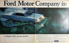 1965 Ford Motor Company Is Mercury Park Lane Automobile Quiet Ride VTG Print Ad