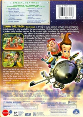 Jimmy Neutron, Boy Genius (DVD, Animation/Children, 2001) | eBay