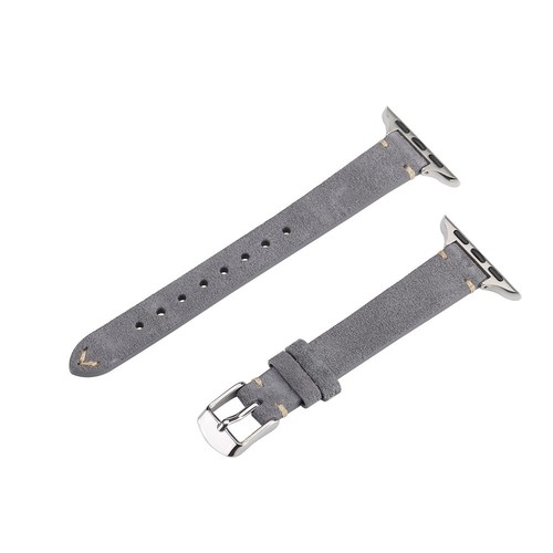 Matte Genuine Leather Band for Apple Watch 11 10 9 8 7 6 SE 40/41/44/42/45/46mm - Picture 18 of 29
