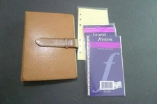 SMYTHSON OF BOND STREET - LEATHER PLANNER - WITH INSERTS - PERSONAL SIZE