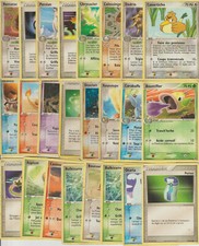 Lot 24 cartes POKEMON 2004 EX-GOOD EX Rouge Feu & Vert Feuille Carabaffe (FL 50)