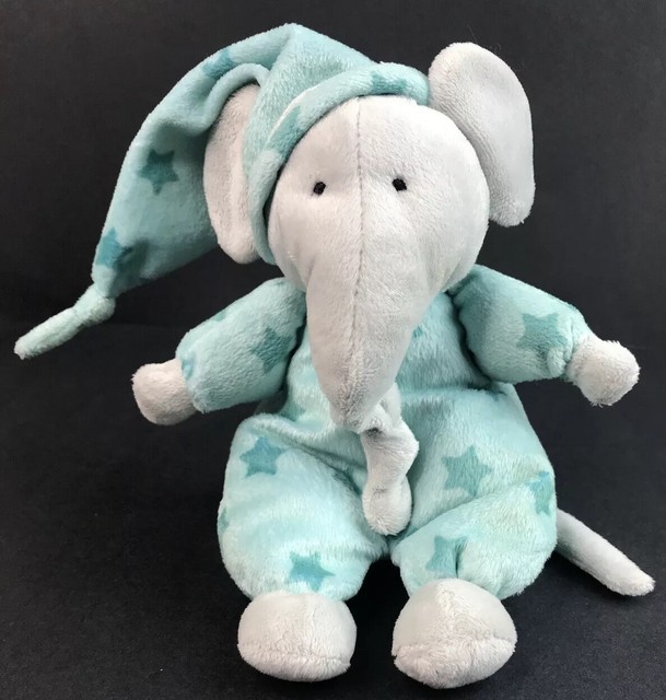 Little JellyCat Elephant Lovey Star Teal Blue Small Plush Baby Toy NO BLANKET B6 eBay