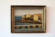 PAINTING COPY "COASTAL LANDSCAPE" BY CLAUDIO BRAV