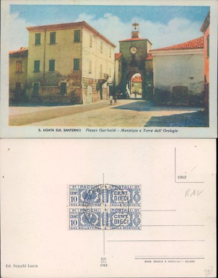 S.Agata Sul Santerno, Piazza Garibaldi -R@R@ - Emilia R.(RA)-Animata/NVG N.45016