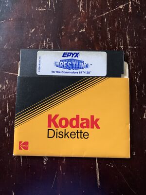 Championship Wrestling Game Disk for Commodore 64 & 128