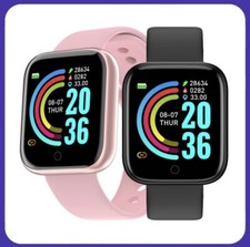Fitness Bracelet And Band Tracker  Heart Rate Monitor Bluetooth Smartwatch