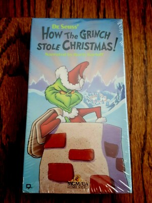 How The Grinch Stole Christmas! VHS VCR Video Tape Movie 