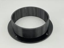 6" Inch Air Vent Duct Connector Flange Straight Ventilation Pipe Plastic Ducting