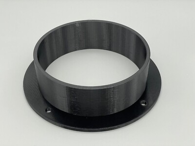 6'' Inch Air Vent Duct Connector Flange Straight Ventilation Pipe Plastic Ducting