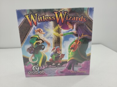 New Sealed Witless Wizards Card Game Drawlab 2-4 Players 14+