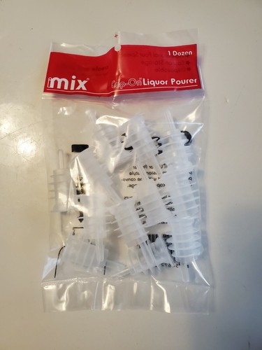 Cap-On Freeflow Pourer - Pack of 12. Bar liquor bottle speed pourer Home bar - Picture 5 of 5