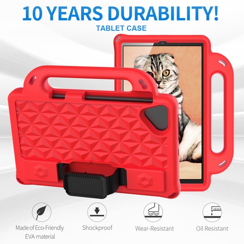 For Lenovo Tab M8 M10 FHD Handle Stand Crossbody Case Kids Shockproof Cover - Picture 53 of 63