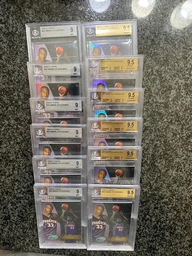 12) 2002-03 eTopps Amare Stoudemire #58 BGS 9.5 GEM MINT Rookie RC BGS 9 - Picture 1 of 1