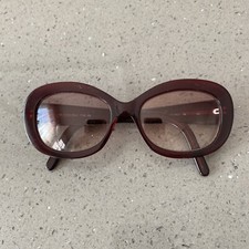 CALVIN KLEIN 140 712S 072 BURGUNDY EYEGLASSES FRAMES ONLY MADE IN ITALY cateye
