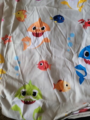 Baby Shark  Sheet Twin Size Flat 