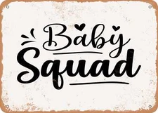 METAL SIGN - Baby Squad - Vintage Look Sign