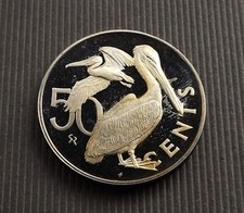Virgin Islands 1973 50 Cents Brown Pelican Proof C9642